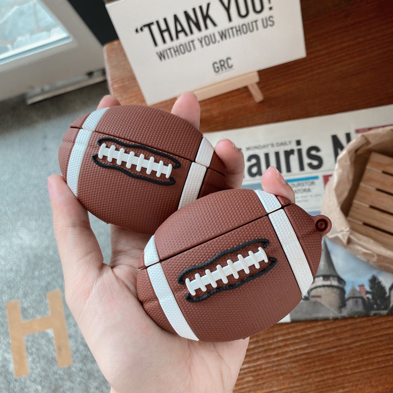 American Football Sports Inspired Airpods Case Cover compatible for gen 1/2/3 & Pro