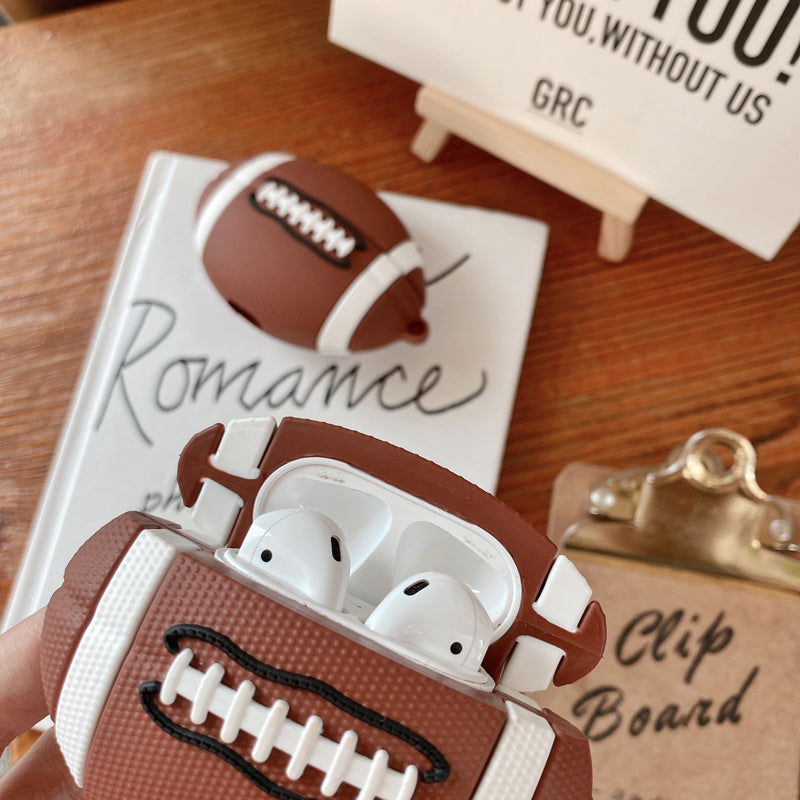 American Football Sports Inspired Airpods Case Cover compatible for gen 1/2/3 & Pro